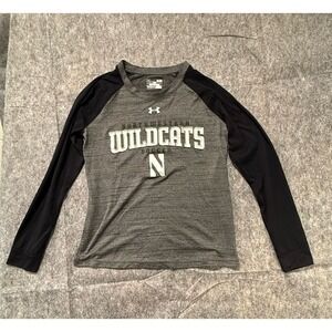 Under Armour Heat Gear Northwestern Wildcats Longsleeve Shirt Size‎ Small